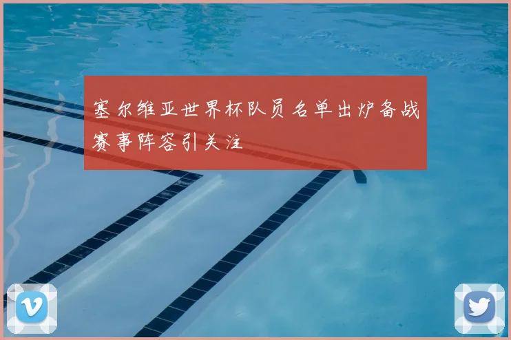塞尔维亚世界杯队员名单出炉备战赛事阵容引关注